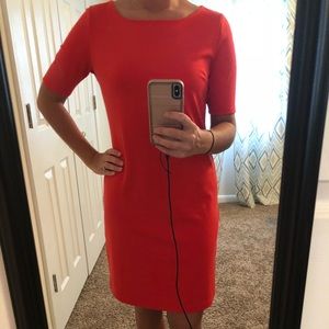 Red Old Navy Knit Sheath Dress